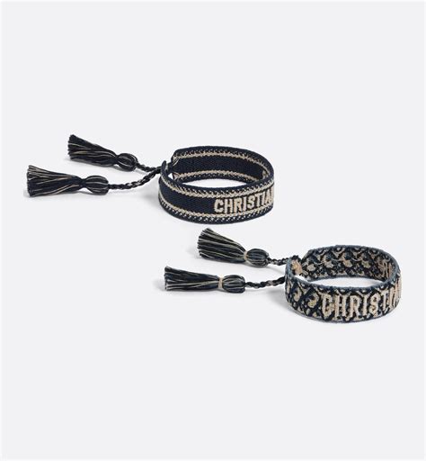 bracelet tissé dior